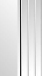 MirrorOutlet Oakley All Glass Triple Edge Bevelled Wall Mirror 100 x 70 CM in Silver - Size: 1 Pack - thumbnail 5