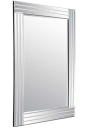 MirrorOutlet Oakley All Glass Triple Edge Bevelled Wall Mirror 100 x 70 CM in Silver - Size: 1 Pack - thumbnail 4
