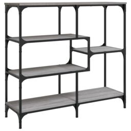 Berkfield Home Console Table Grey Sonoma 103x32x95 cm Engineered Wood - Size: 103 x 32 x 95 cm - thumbnail 6
