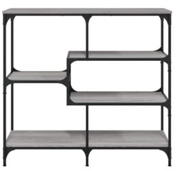 Berkfield Home Console Table Grey Sonoma 103x32x95 cm Engineered Wood - Size: 103 x 32 x 95 cm - thumbnail 4