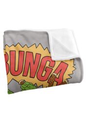 Teenage Mutant Ninja Turtles TMNT Cowabunga Dude Silky Touch Super Soft Throw Blanket 152 X 127 cm in White - thumbnail 3