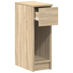 Berkfield Home Bedside Cabinets with Drawer 2 pcs Sonoma Oak 20x36x60 cm in Brown - Size: 20 x 36 x 60 cm - thumbnail 6