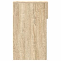 Berkfield Home Bedside Cabinets with Drawer 2 pcs Sonoma Oak 20x36x60 cm in Brown - Size: 20 x 36 x 60 cm - thumbnail 7