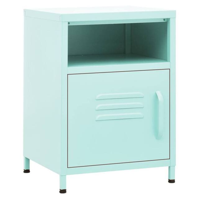 Berkfield Home Nightstands 2 pcs Mint 35x35x51 cm Steel - Size: 35 x 35 x 51 cm - image 1