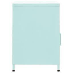 Berkfield Home Nightstands 2 pcs Mint 35x35x51 cm Steel - Size: 35 x 35 x 51 cm - thumbnail 4