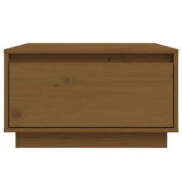 Berkfield Home Coffee Table Honey Brown 55x56x32 cm Solid Wood Pine - Size: 55 x 56 x 32 cm - thumbnail 3