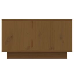 Berkfield Home Coffee Table Honey Brown 55x56x32 cm Solid Wood Pine - Size: 55 x 56 x 32 cm - thumbnail 5
