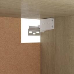 Berkfield Home Wardrobe Sonoma Oak 100x32.5x35 cm Engineered Wood in Light Tan - thumbnail 6