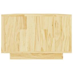 Berkfield Home Modern Coffee Table 110x50x33.5 cm Solid Pinewood in Natural - thumbnail 6