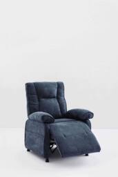 Groundlevel Electric Modern Recliner Chair in Navy - thumbnail 2