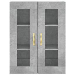 Berkfield Home Wall Mounted Cabinets 2 pcs Concrete Grey Engineered Wood - thumbnail 6