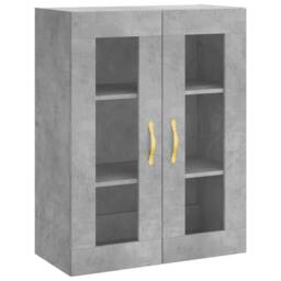 Berkfield Home Wall Mounted Cabinets 2 pcs Concrete Grey Engineered Wood - thumbnail 5