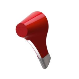 Netlighting Ora Wall Lamp 1 Light E27 Gloss Red White Acrylic Polished Chrome - thumbnail 1