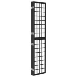 Berkfield Home Folding 4-Panel Room Divider Japanese Style 160x170 cm Black - thumbnail 4