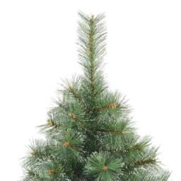 Berkfield Home Artificial Christmas Tree with 150 LEDs Green 150 cm PE & PVC - thumbnail 9