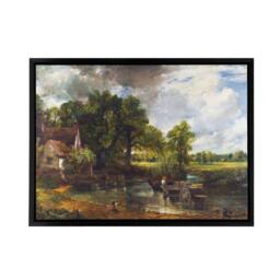 "Artery8 John Constable The Hay Wain Framed Canvas Wall Art Print - Size: W12"" x H16""" - thumbnail 1