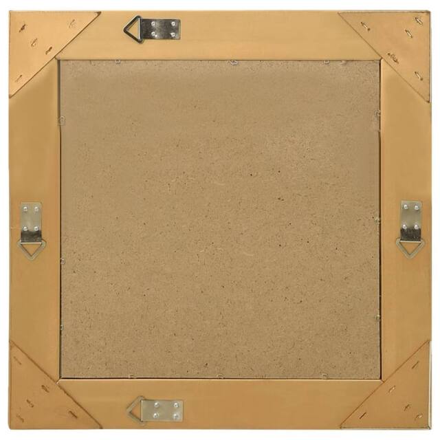 Berkfield Home Wall Mirror Baroque Style 50x50 cm Gold - image 1