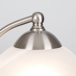 ValueLights Stamford Pair of Silver Table Lamps - thumbnail 3