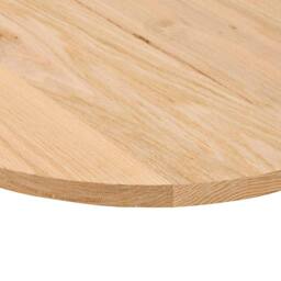 Berkfield Home Table Top 140x60x2 cm Solid Wood Oak Oval in Brown - Size: 140 x 60 x 2 cm - thumbnail 8