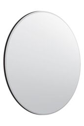 MirrorOutlet All Glass Bevelled Classic Design Round Mirror 120 x 120CM in Silver - Size: 1 Pack - thumbnail 4