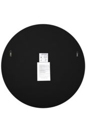 MirrorOutlet All Glass Bevelled Classic Design Round Mirror 120 x 120CM in Silver - Size: 1 Pack - thumbnail 6