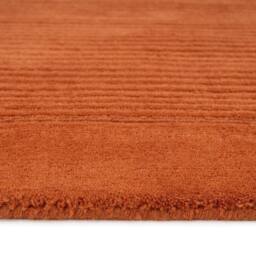 Kukoon Natural Wool Plush Deep Pile Area Rug Beige, Grey, Green in Terracotta - Size: 120 cm x 170 cm - thumbnail 4