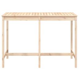 Berkfield Home Garden Table 159.5x82.5x110 cm Solid Wood Pine in Light Tan - thumbnail 4