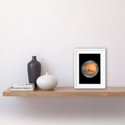 Artery8 Wall Art Print Hubble Space Astronomy Mars Near Opposition 1995-2005: 2001 Regional Dust Storm On Red Planet At Its Closest Approach To Earth - thumbnail 2
