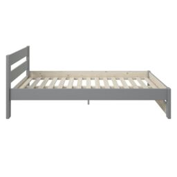 Noomi Tera Solid Wood Small Double Bed in Grey - thumbnail 5