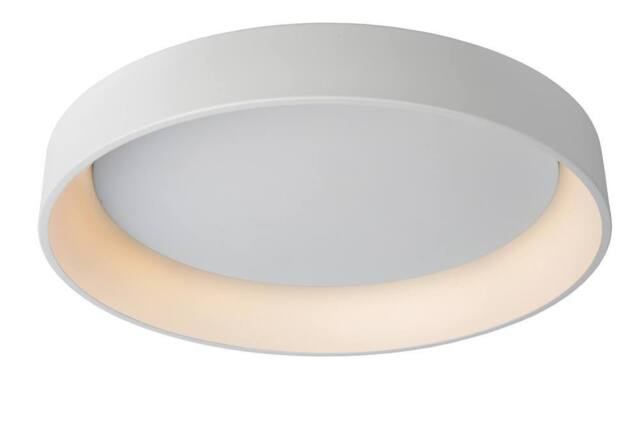 Lucide 'TALOWE' Dimmable Stylish Indoor Decorative LED Flush Ceiling Light in White - image 1