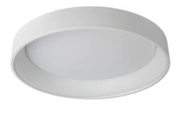 Lucide 'TALOWE' Dimmable Stylish Indoor Decorative LED Flush Ceiling Light in White - thumbnail 2
