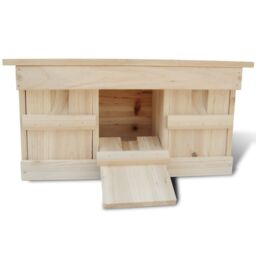 Berkfield Home Sparrow Nesting Box 44 x 15.5 x 21.5 cm in Brown - thumbnail 2