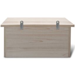Berkfield Home Sparrow Nesting Box 44 x 15.5 x 21.5 cm in Brown - thumbnail 4