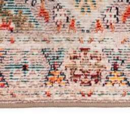 Kukoon Beige Grey Distressed Vintage Washable Living Room Area Rug - Size: 200 cm x 290 cm - thumbnail 4