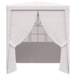 Berkfield Home Professional Party Tent with Side Walls 2x2 m White 90 g/m ² - thumbnail 3