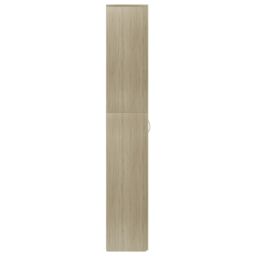 Berkfield Home Office Cabinet Sonoma Oak 60x32x190 cm Engineered Wood in Brown - Size: 60 x 32 x 190 cm - thumbnail 6