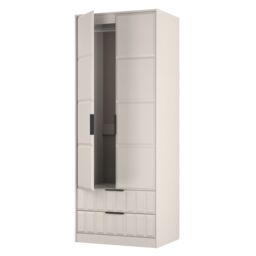 Ready Assembled 2 U Seattle 2 Door Robe 2 Drawer Robe (Ready Assembled) in Taupe - Size: Large - thumbnail 6