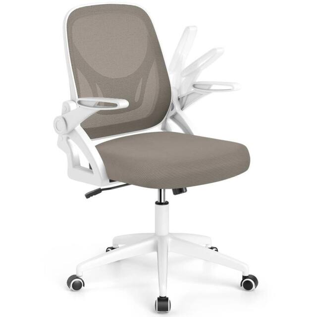 Kelvenix Grey Office Chair Swivel Mesh Desk Chair Adjustable Height - Size: 0.6m2 - image 1