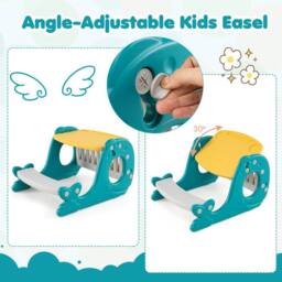 CASART Convertible Kids Activity Table Set Angle-Adjustable Toddler Easel - thumbnail 9