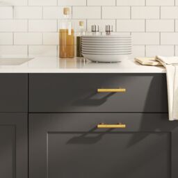 Berkfield Home Cabinet Handles 20 pcs Gold 64 mm Stainless Steel