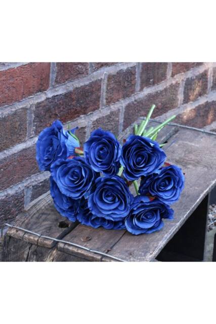 KDMD Rose Bundle Blue Artificial Flowers - image 1