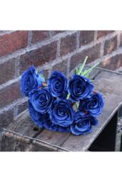 KDMD Rose Bundle Blue Artificial Flowers - thumbnail 2