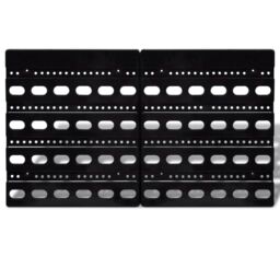 Berkfield Home Wall Mounted Garage Plastic Storage Bin Set 30 pcs Blue & Red - thumbnail 2