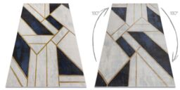 RugsX Emerald Rug in Blue - Size: 120 cm x 170 cm - thumbnail 3