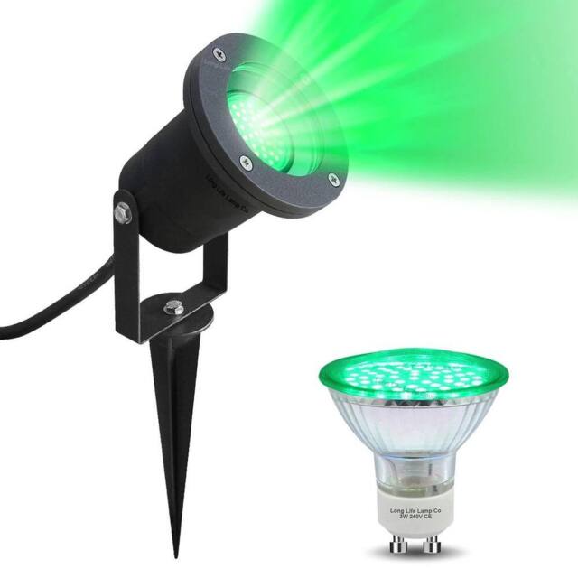 SPETLEK LED Garden Spike Ground Outdoor Light green & black - image 1