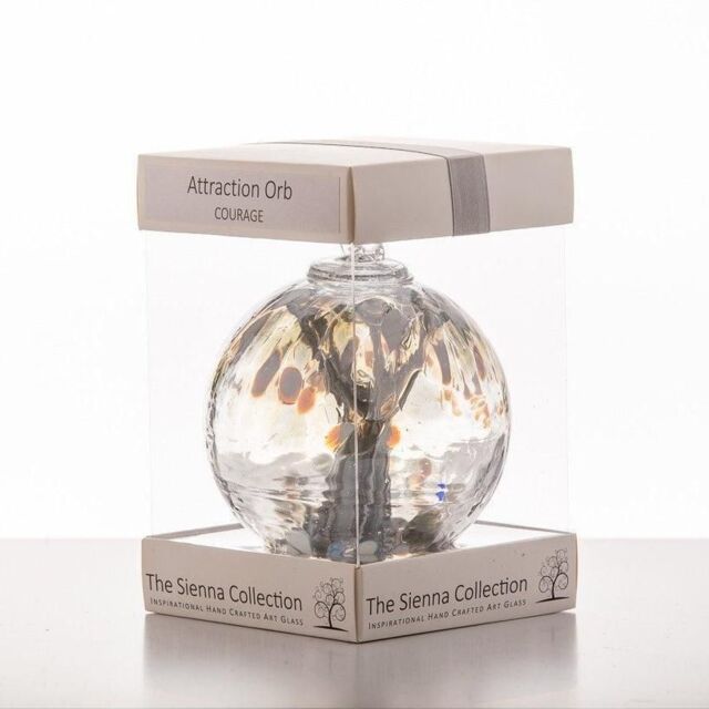 Sienna Glass Attraction Orb Courage in Silver - image 1