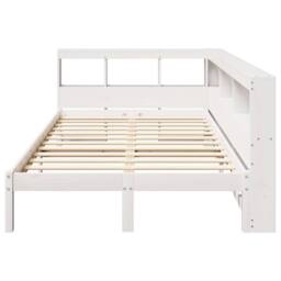 Berkfield Home Bookcase Bed without Mattress White 120x200 cm Solid Wood Pine - Size: Small Double - thumbnail 5