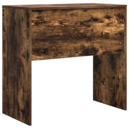 Berkfield Home Writing Desk Smoked oak Engineered wood Compact Writing Desk in Brown - thumbnail 6
