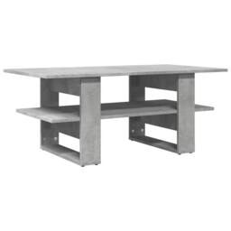 Berkfield Home Coffee Table Concrete Grey 102x55x42 cm Engineered Wood - Size: 102 x 55 x 42 cm - thumbnail 1
