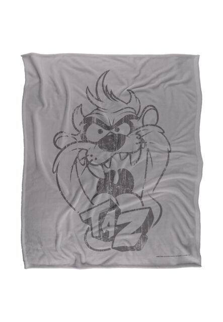 Warner Brothers Looney Tunes Officially Licensed Silky Touch Super Soft Throw Blanket 152 x 127 cm in White - image 1